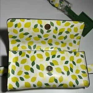 kate spade | Bags | Kate Spade Yellow Lemon Print Belt Bag  display picture 2
